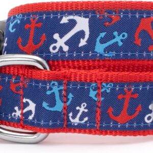 THE WORTHY DOG Anchor Collar, Small Dogs, 9-15"