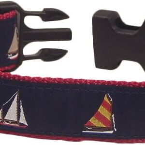 Preston Sailboats Dog Collar for Medium & Large Dogs