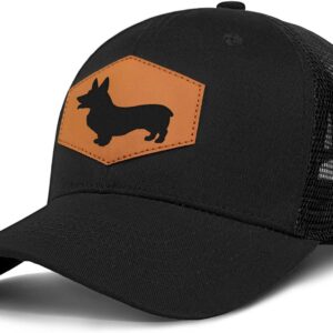 Corgi Baseball Cap - Dog Lover Merch Black