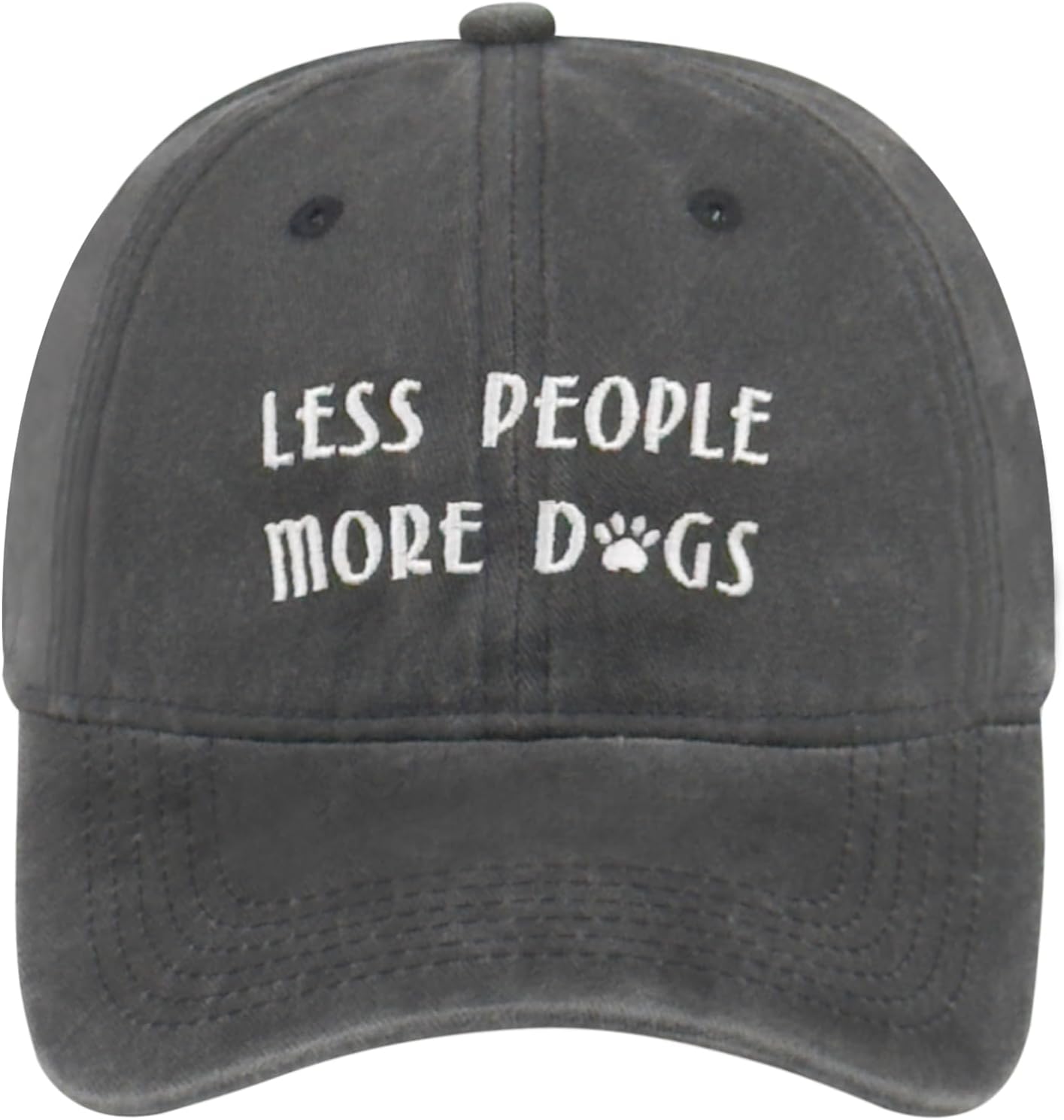 Funny Dog Lover Embroidered Baseball Cap for Men & Women