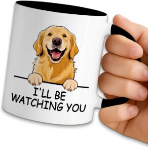 Golden Retriever Coffee Mug, Funny Dog Design, 11oz