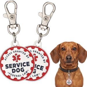 Industrial Puppy Service Dog Tags - 2 Pack, 1"