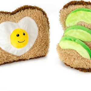Giftable World Avocado Toast Plush Dog Toy