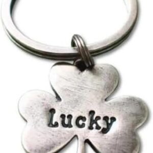 Personalized Shamrock Pet ID Tag - Stainless Steel
