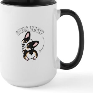 CafePress Corgi Mugs – 15 oz Ceramic Coffee Mugs