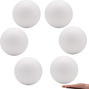 Crafare 6 Inch Craft Foam Balls - 6 Pack