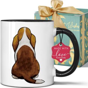 Basset Hound Coffee Mug - 11 Oz Ceramic Gift Cup