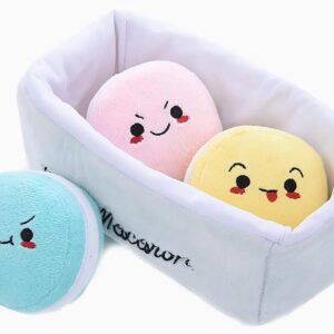 HugSmart Macaron Dog Toy, 7.5-Inch, Multicolor