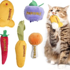 Pawsible 5-Pack Catnip Chew Toys for Cats