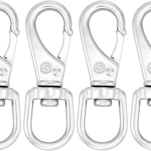SHONAN 3.5" Stainless Steel Flag Clips - 4 Pack